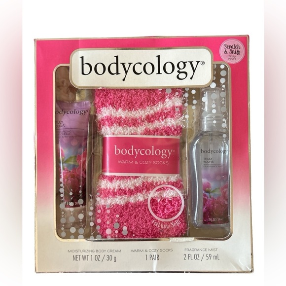 Bodycology Cream,Sock, & Fragrance Mist Set‎ - Picture 1 of 3
